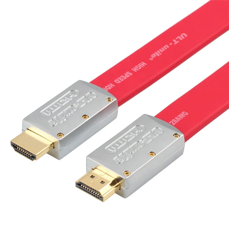 High Speed HDMI Cable 2.0 Support 3D 2160p 1440p 1080p Flat HDMI Cable 4K