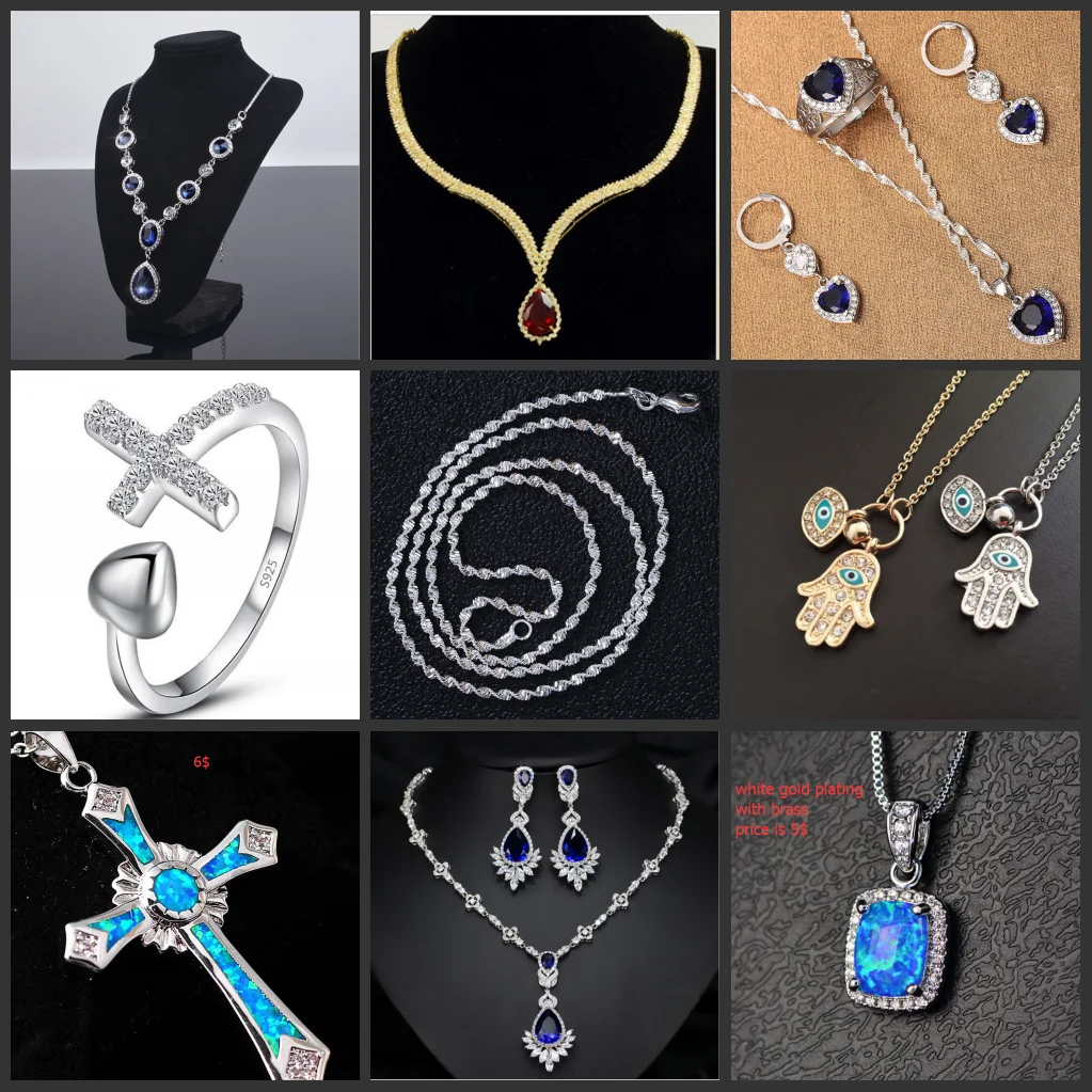 all kinds of 925 jewelry wholesale, View 925 silver jewelry, JX Product ...