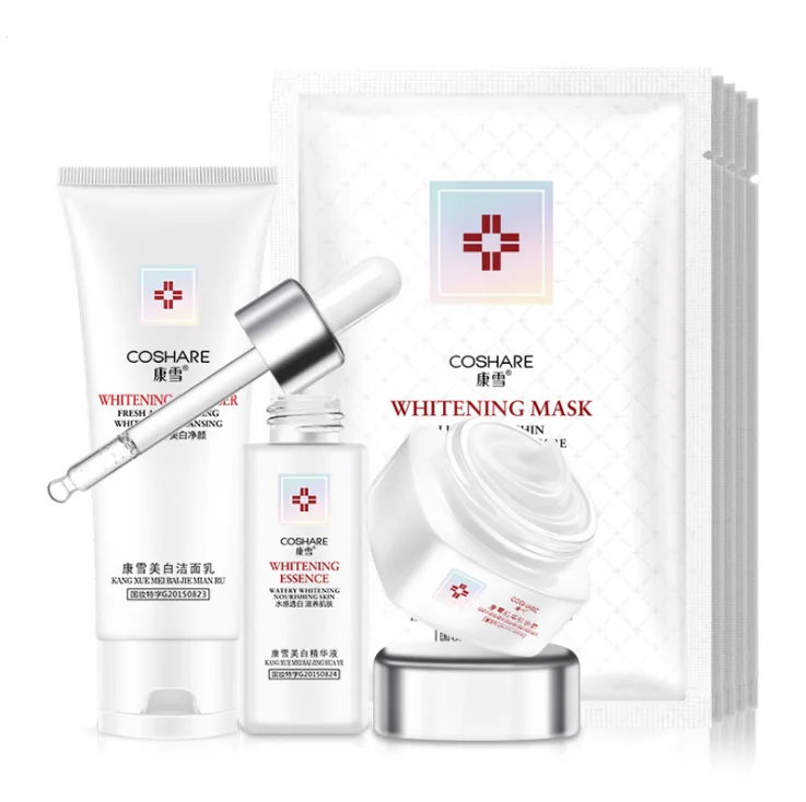 

Face care skin whitening korean beauty collagen skin care set