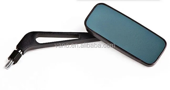 Spiegel CNC Style M8 (Rechts) Schwarz Moped M10 Scooter Rearview Mirrors