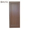Water based paint wood door design wood grain PVC surface MDF panel