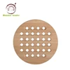 Green Wood Kitchenware Table Mat Customized Pot Plate Mat