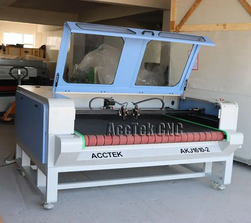 Double Head Laser Cutter Price Auto Feeding CO2 Laser Cutting Machine 1610