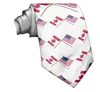 2015 new Mixed Patterns Custom printing silk United States flag Ties