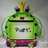 Unique metal frog design arts household sundries mailbox