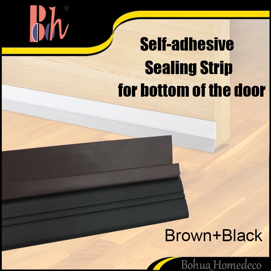 Self Adhesive Seal Strip Brown Rigid Pvc Black Flexible Rubber Tape