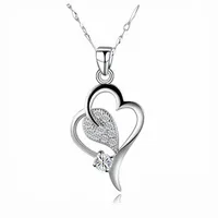 

Latest Women Jewelry 925 angel diamond pendant Sterling Silver