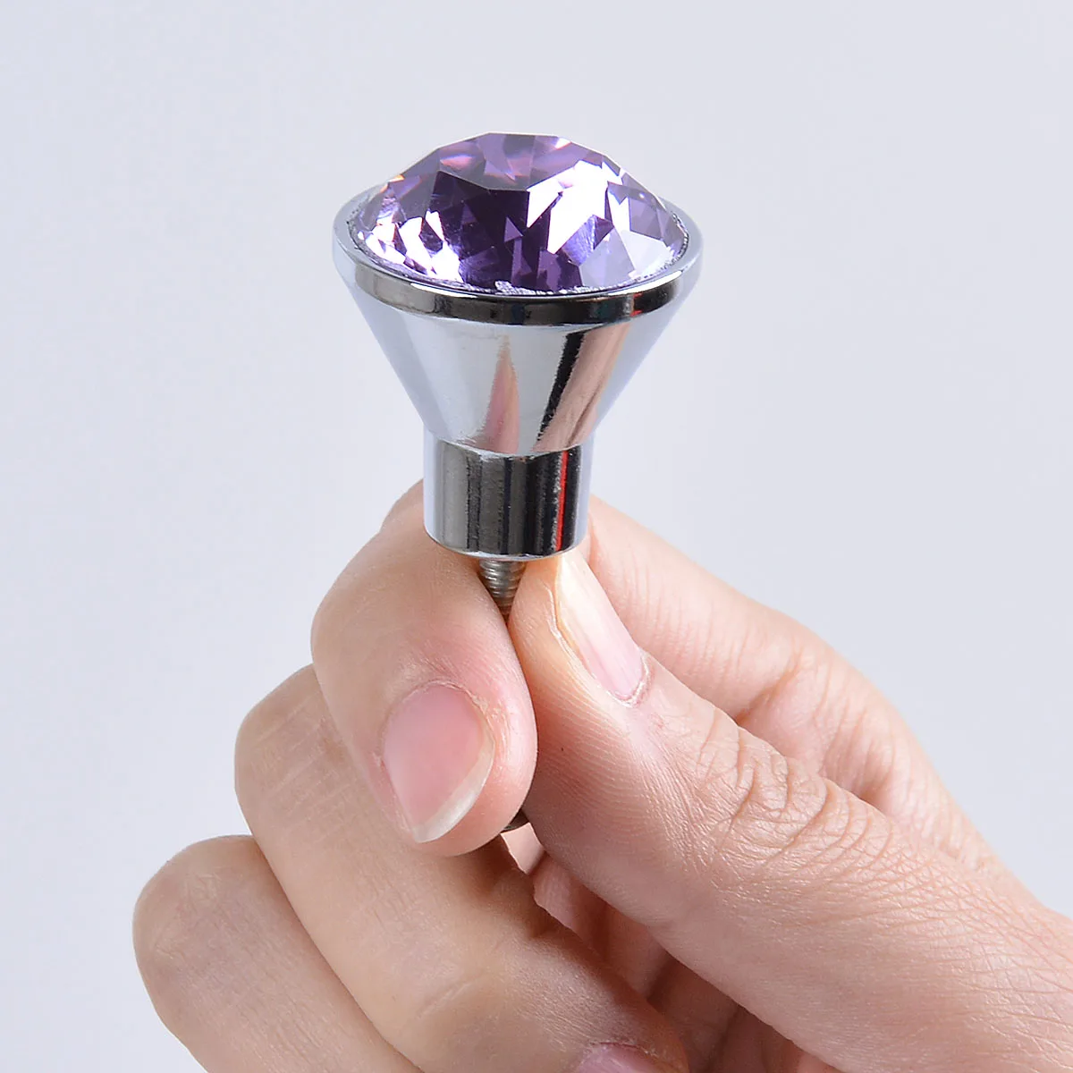 水晶橱柜旋钮 25毫米水晶梳妆台抽屉把手