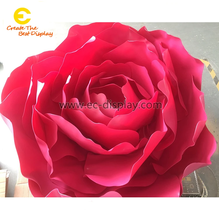 E-creative Acrylic Plastic Rose Flower Props For Window Display Wedding ...