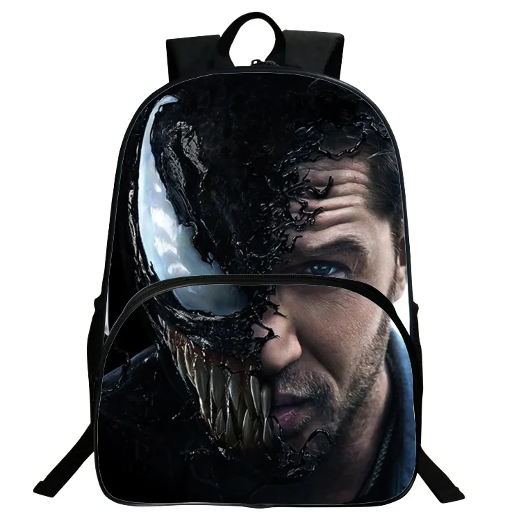 

2019 polyester Marvel Comics venom school bag for kids teenager, Customized