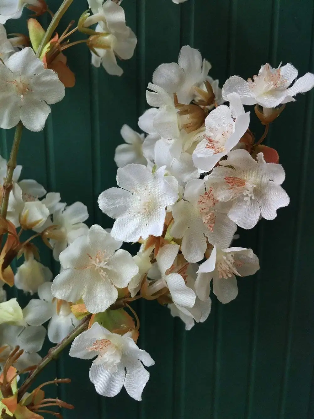 Artificial Cherry Blossom Branches Flowers Stems Silk Tall Artificial