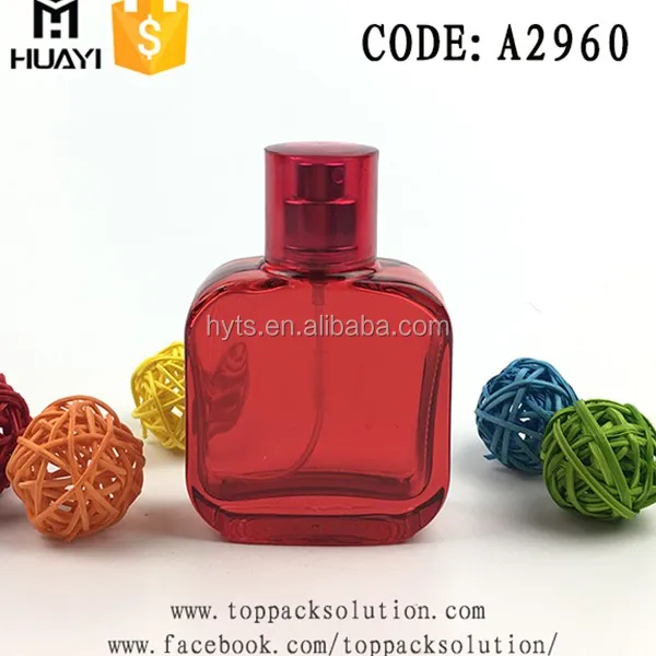 50ml Fancy Glass Red Perfume Bottle For Women Buy Red Perfume Bottle
