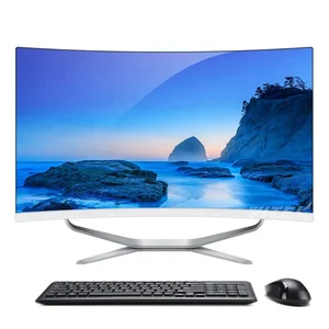 New style 27 inch 16GB RAM 256GB SSD Ultra narrow  i7 Gaming computer Desktop AIO Curved used all in one PC