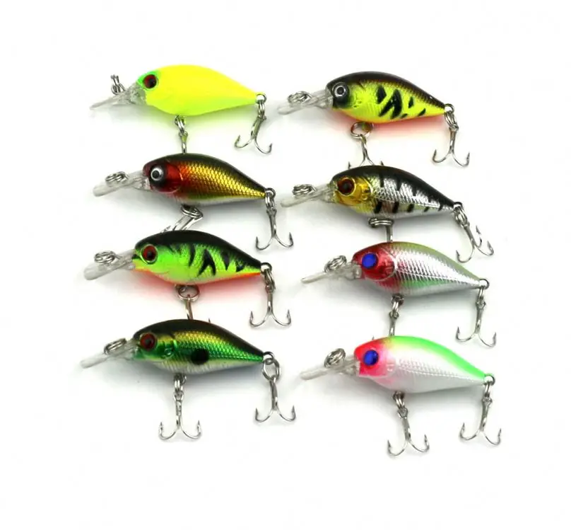 

Wholesale 5cm/4.4g,Mini fishing lures fat crank bait lure Small crankbait of factory price, 8 colors available/unpainted/customized