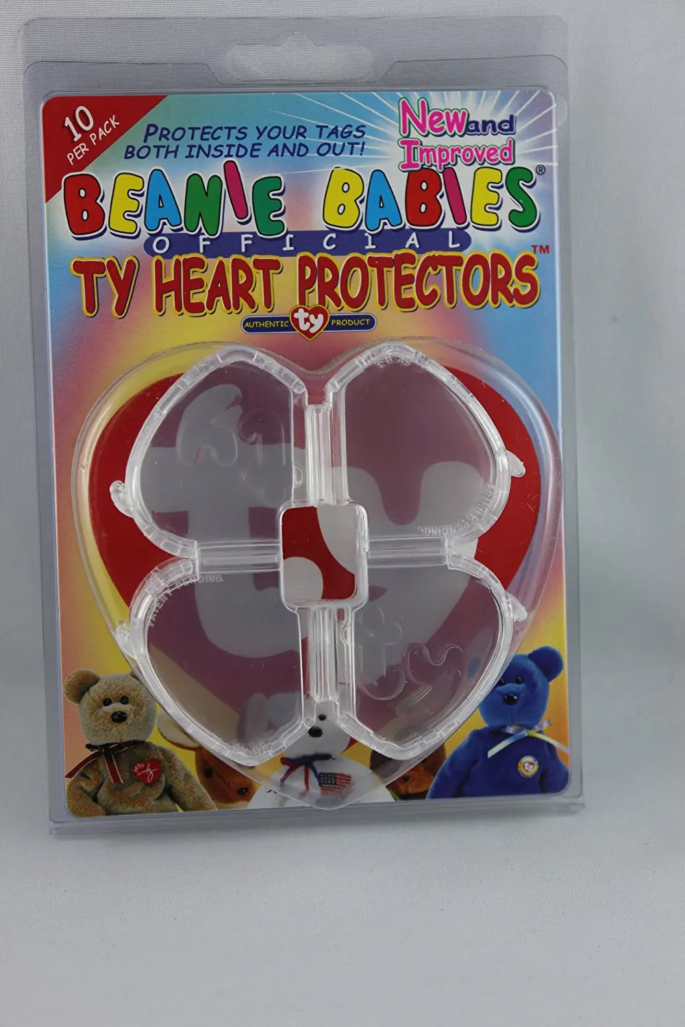 beanie baby plastic tag covers