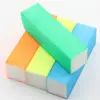Different colors nail buffer with 4 sides nail file block