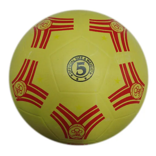 Custom Logo Rubber Soccer Ball Cheap Wholesale Full Size Football For