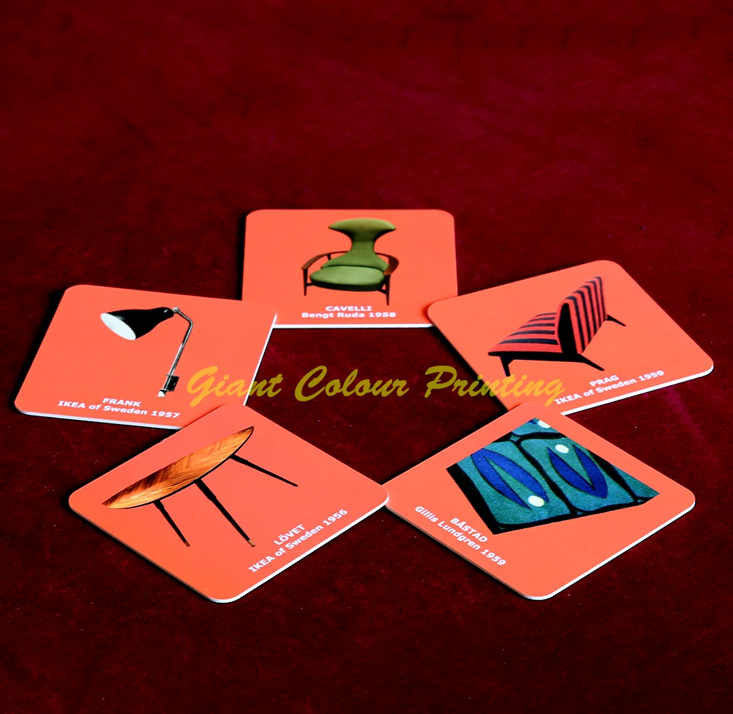 customized kids memory game playing cards