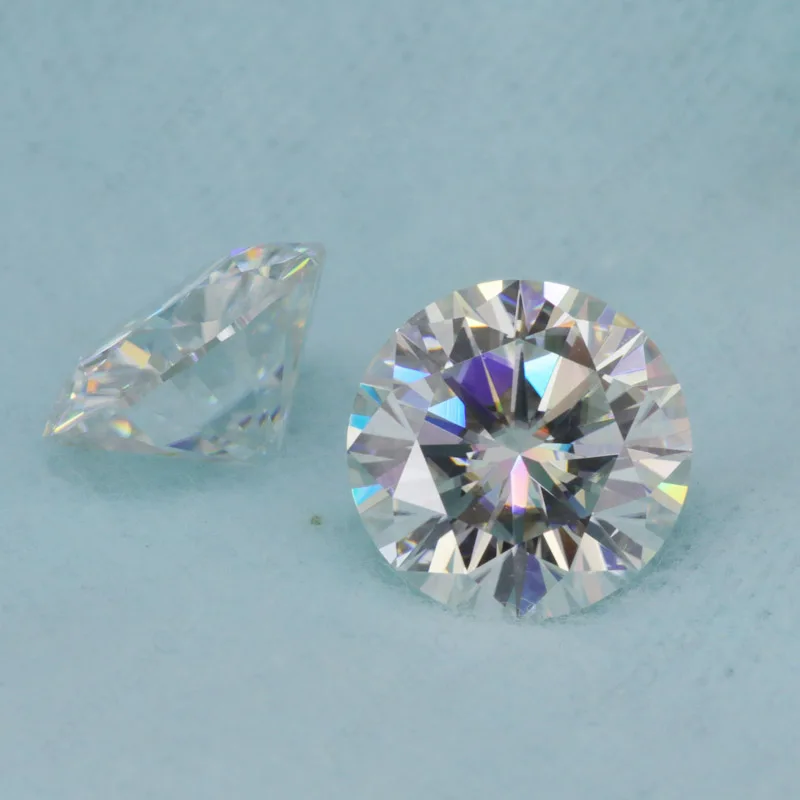 

Provence gems Factory directly D color pure white loose moissanite with wholesale price