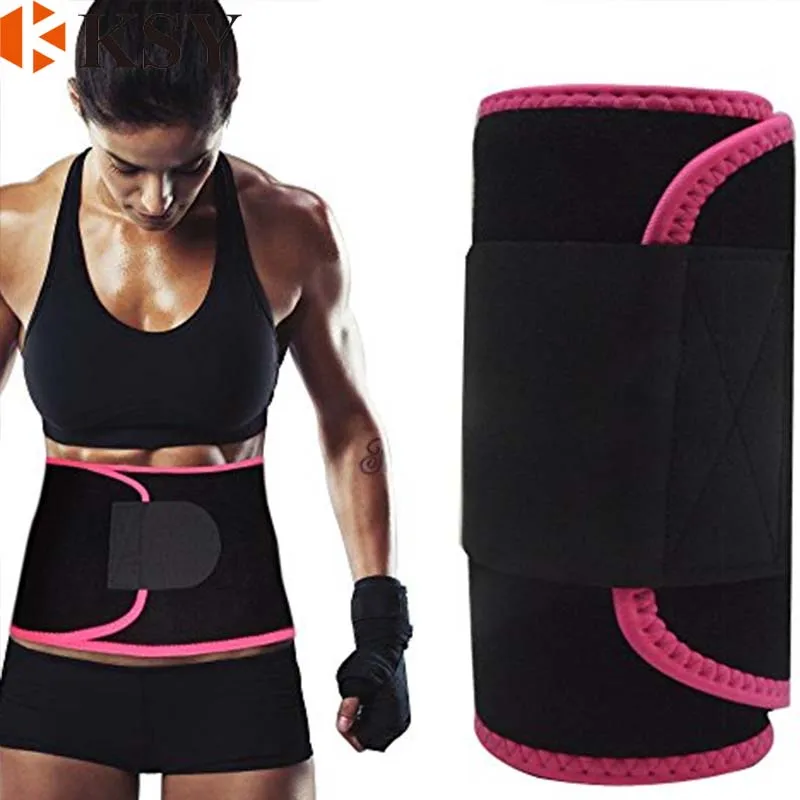 

Exercise Burning Fat Slimming Women Sauna Sweat Slim Belt for Weight Loss, Pink,blue,black,green,yellow,red,orange