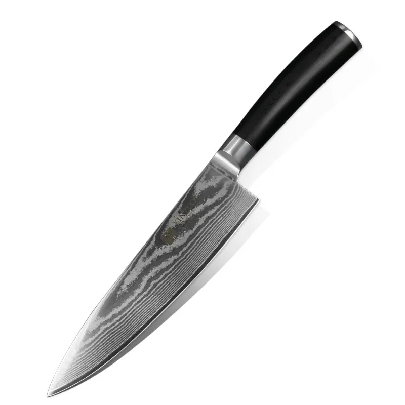 

8 inch damascus steel Kitchen chef Knife with G10 handle