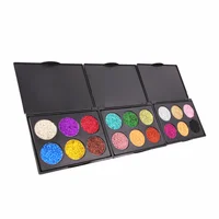 

Wholesale Custom Logo 6 Color Glitter Eyeshadow Palette With Private Label