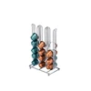 Chrome plate coffee capsule holder nespresso metal wire coffee storage