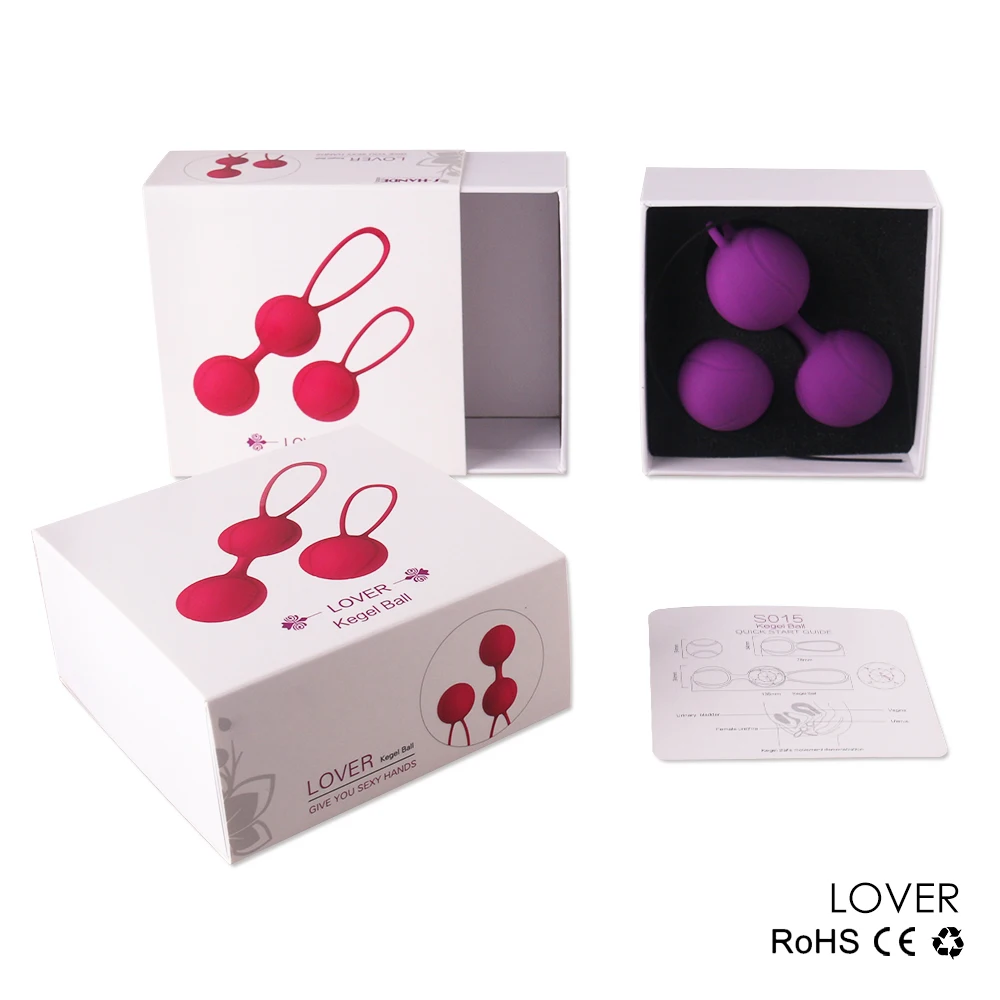 Medical Grade Silicone Waterproof Ben Wa Kegel Balls For Women Vagina