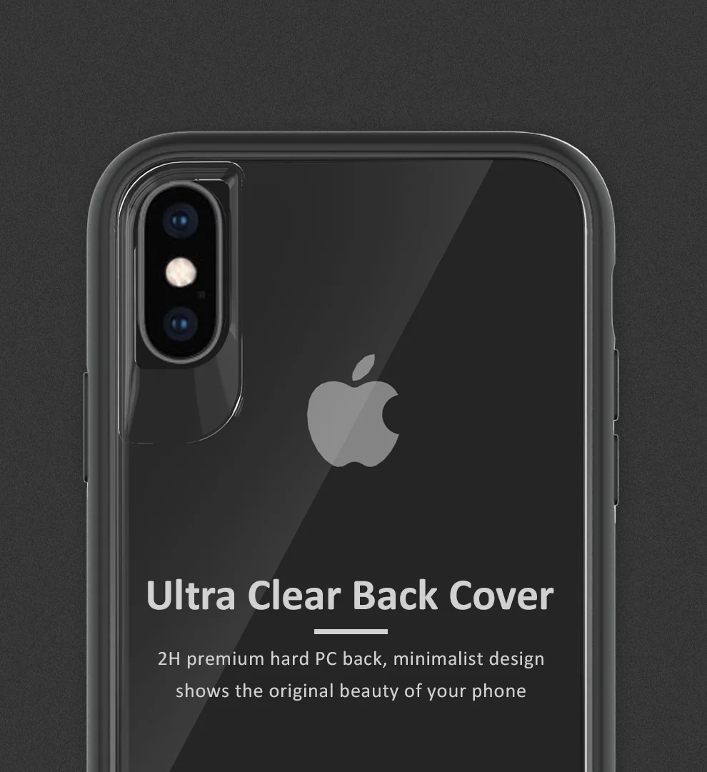 Military Grade SGS anti-drop mobile phone accessories shell for iPhone X Xs