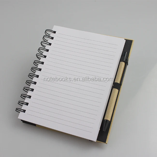 100 Pages School Spiral Notebook With Slim Elastic Pen Set Buy 100