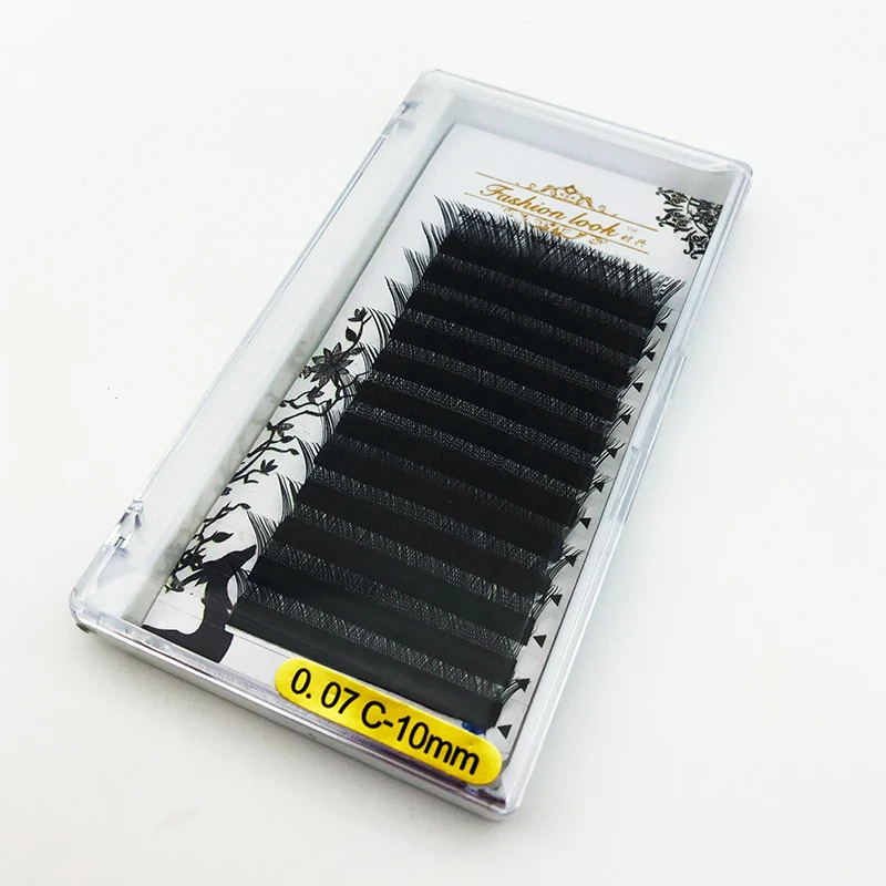 

0.07mm handmade soft y shaped lashes manufacturers YY lashes vendor YY best lashes