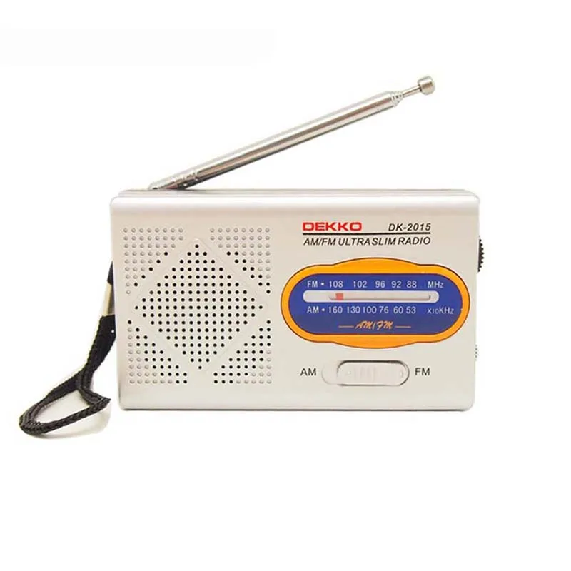 

Factory Directly Portable Style Cheap Am Fm Radio With Speaker, Silvery