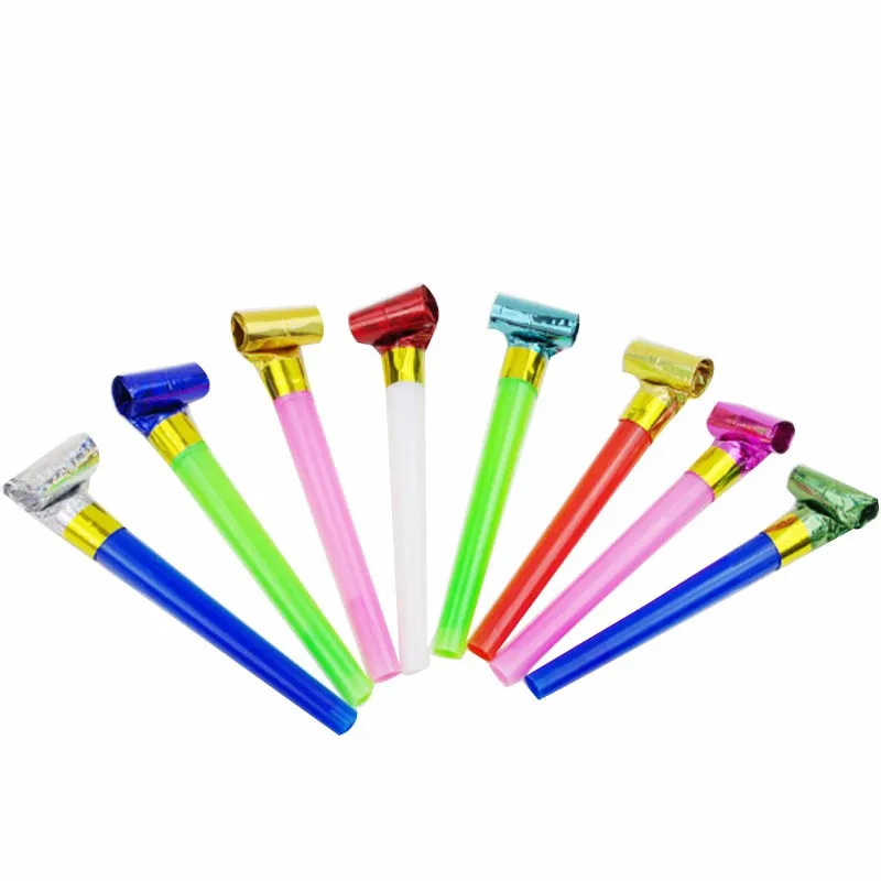 Customized Colorful Paper Noisemakers Children's 11cm Blowouts Party ...