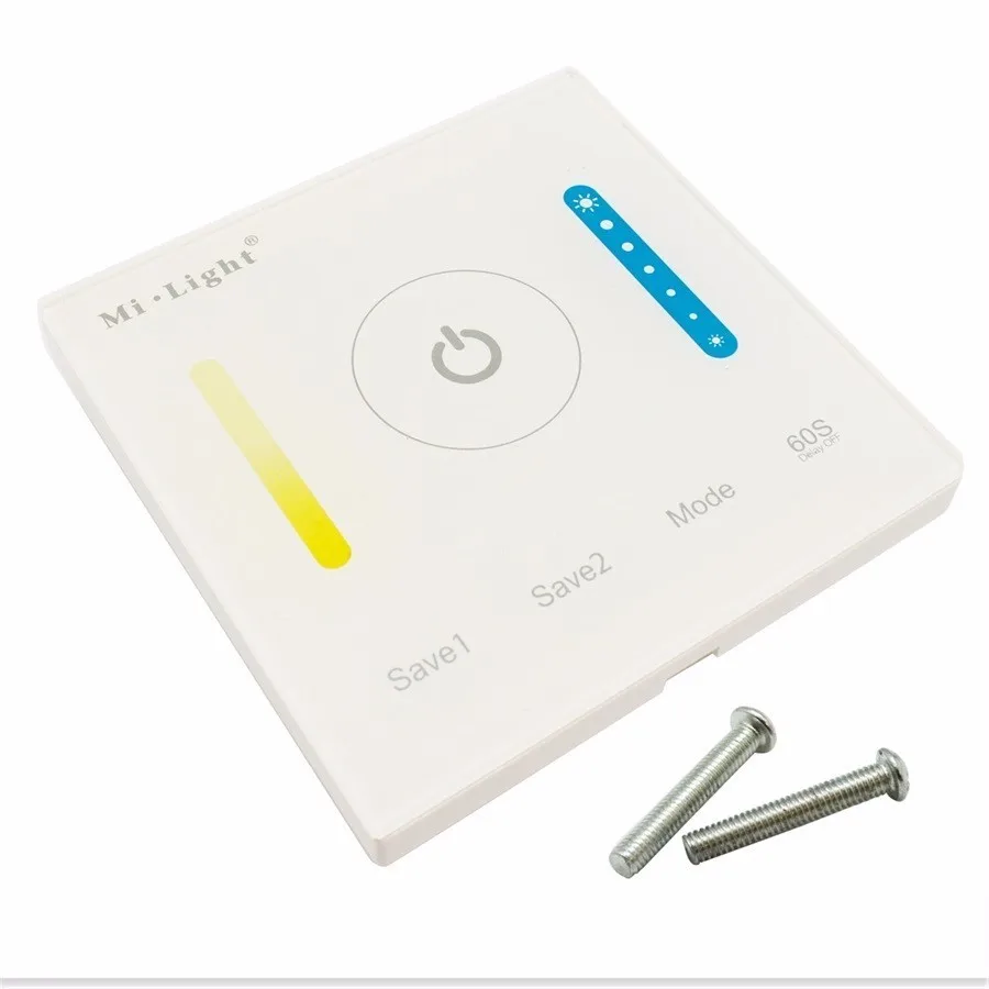 Milight LED Controller Touch Switch Panel Brightness and Color Temperature LED Dimmer For LED Strip Panel Light