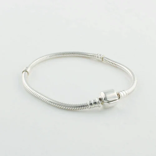 Pandora Style Bracelets Sterling Silver