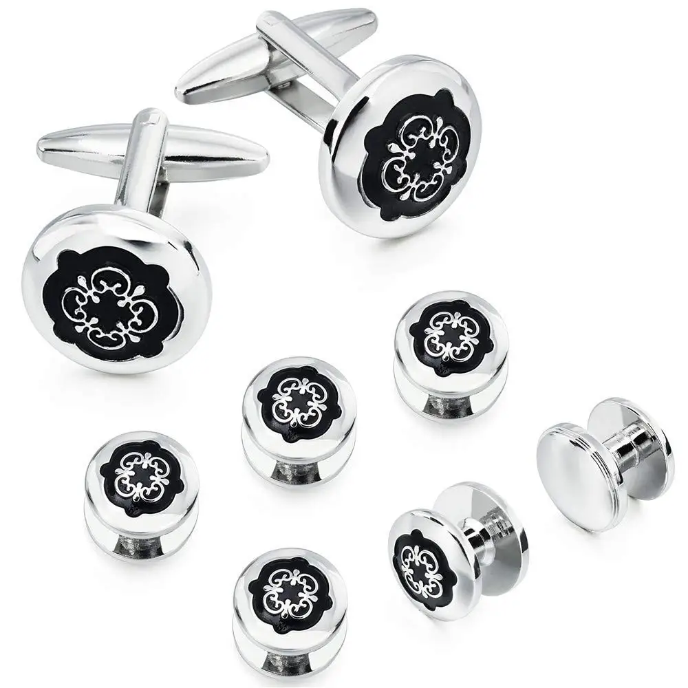 cufflinks and studs set