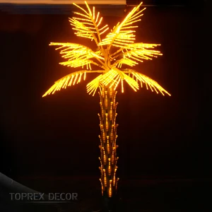Image of Toprex Decor wholesale 3m LED outdoor lighted artificial palm tree