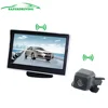 Saferdriving 2.4G Wireless 5inch TFT LCD Monitor and Mini car rear view back up UFO Camera