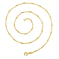 

42498 xuping costume jewellery fashion pretty dubai gold thin chains women's necklaces