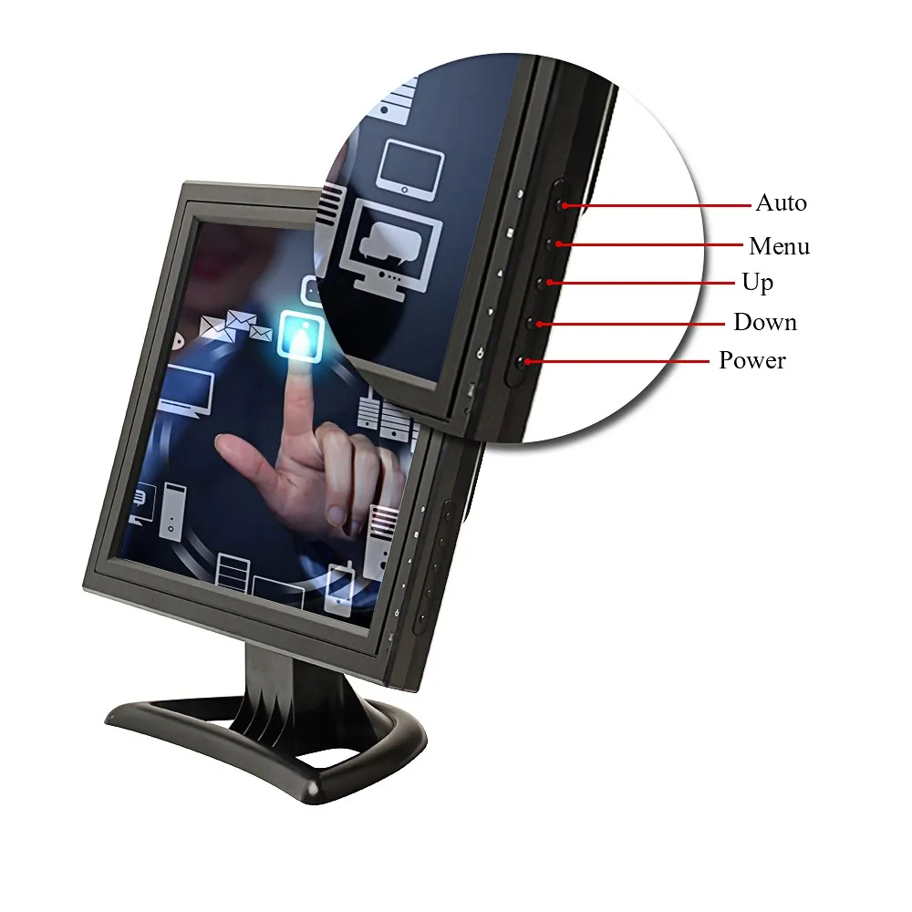 15 Inch Waterproof Pos Tft Lcd Touchscreen Monitor Buy Squarr Tft Lcd Touchscreen Monitortft 9312