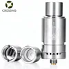 Best popular 22mm airflow control wickless saionara atomizer triple coil wax vaporizer