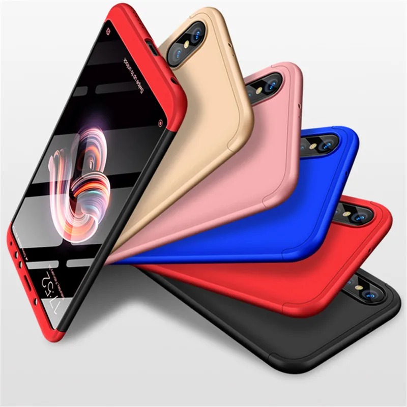 

gkk Ebay Hot 3 in 1 Full Cover UNBreak Hard PC 360 Case for iphone X with Tempered glass back case, 8 colors