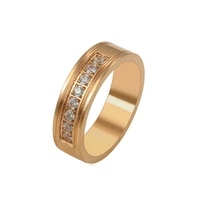 

15977 xuping jewelry hot sale fashion figure ring with multi-stone design for women or man