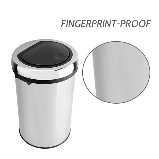 Extra Large Stainless Steel Outdoor Metal Trash Can Bin Outdoor Metal Trash Can Bin