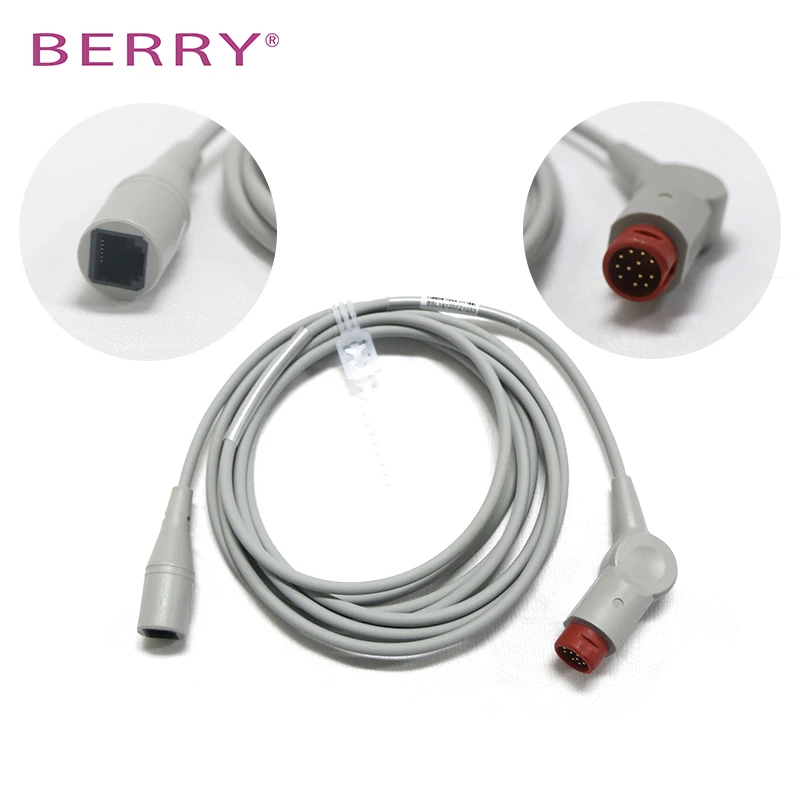 BD 9pin compatible IBP transducer adapter cable