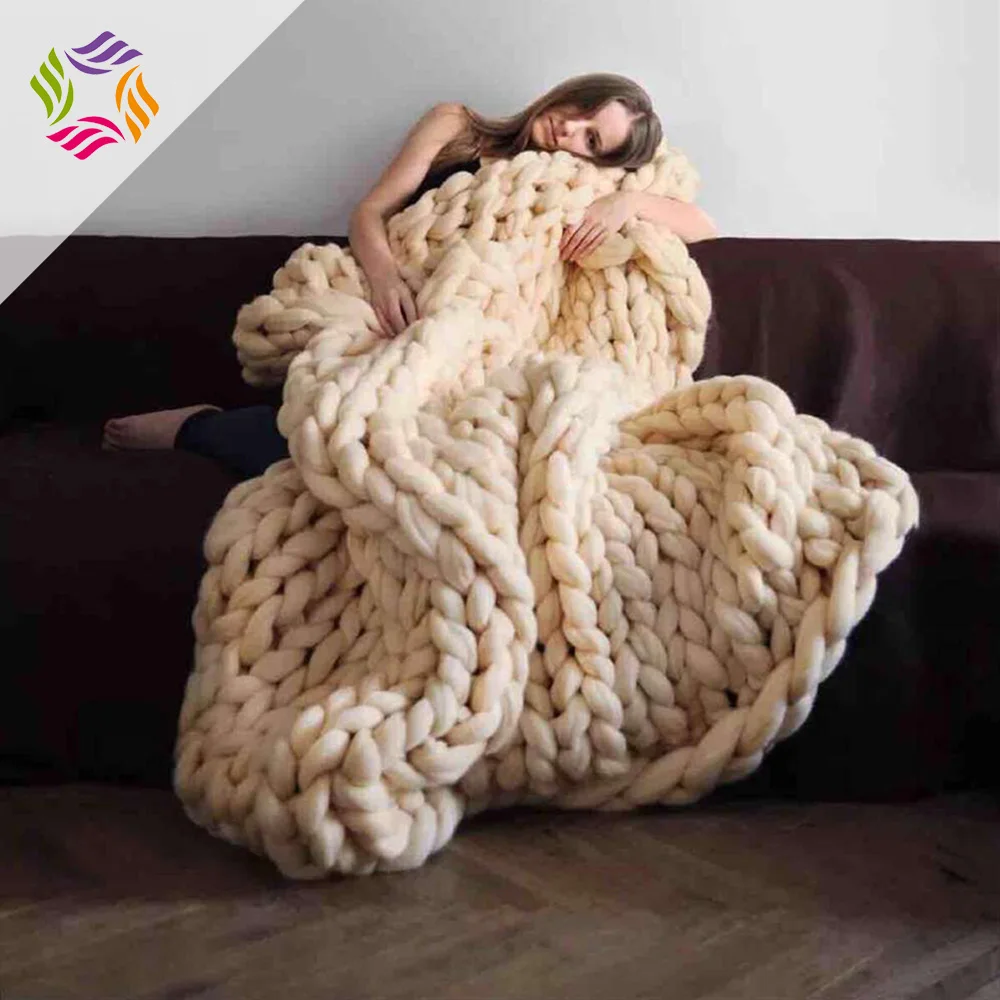 
Merino wool yarn super chunky giant merino wool yarn imported  (60739461804)
