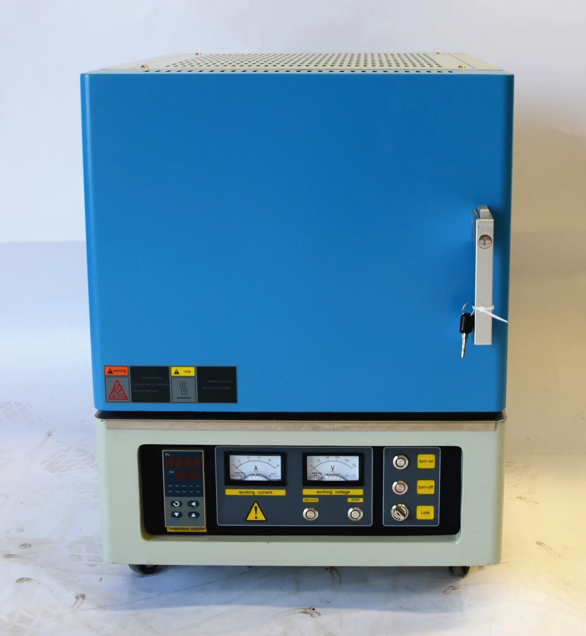 Digital 1200c Fast Heating Programmable Lab Electric Testing Muffle Furnace / High Temperature
