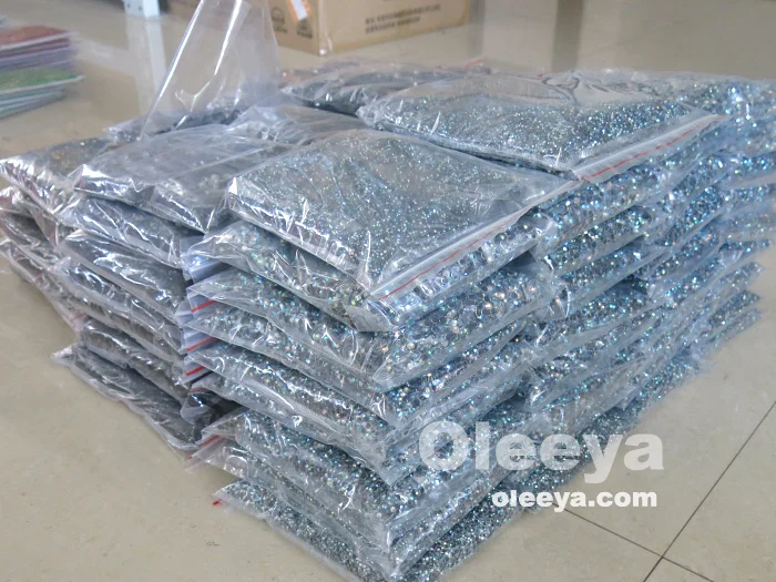 Mix SS6 to SS30 Flat Back Iron on Embroidery Rhinestone DMC Glass Hot Fix Crystal Stone Transfer Motif Designs Clothing