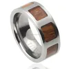 Alibaba Gay Titanium Wood Inlay Panel Ring Chinese Cheap Wholesale jewelry
