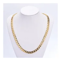 

C11204 Hot style wholesale factory price new gold chain men's 18K gold and copper gold-plated necklace